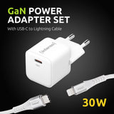 Intenso 7803052 oplader til mobil enhed Universel Hvid Vekselstrøm Hurtig opladning Indendørs