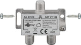 Goobay 67019 kabelsplitter eller -samler Kabel kombination Sølv