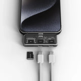 Satechi ST-HXRSDM dockingstation Docking USB 3.2 Gen 2 (3.1 Gen 2) Type-C Grå