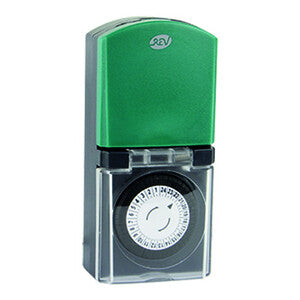REV 0025710603 elektronisk tæller Sort, Grøn Daglig timer