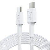 Green Cell KABGC29W USB-kabel USB 3.2 Gen 1 (3.1 Gen 1) 2 m USB C 0,48 Gbit/sek. 60 W Hvid