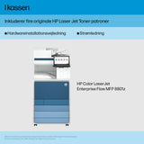 HP LaserJet Enterprise 8801z Multifunction Farve Printer, Kun Ethernet; Duplex; Kopimaskine, scanner