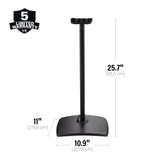 SANUS WSSE3A2-B2 - ADJUSTABLE SPEAKER STAND SONOS ERA 300 - PAIR - BLACK