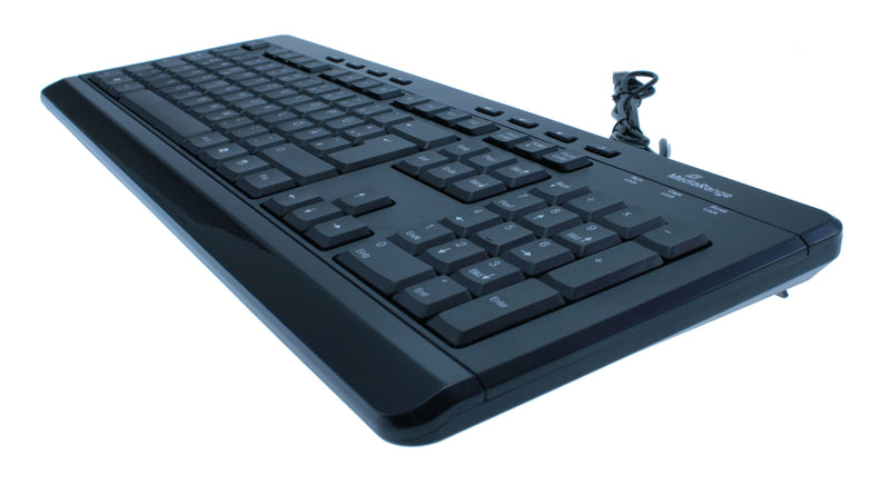 MediaRange MROS102 tastatur Universel USB QWERTZ Tysk Sort