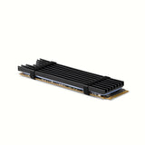 Axagon CLR-M2L3 Computerkølesystem M.2 NVMe SSD, Solid-state drev Køleplade/køler Sort 1 stk