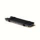 Axagon CLR-M2L3 Computerkølesystem M.2 NVMe SSD, Solid-state drev Køleplade/køler Sort 1 stk