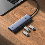 Baseus Ultrajoy USB-C USB 3.2 Gen 1 (3.1 Gen 1) Type-C 5000 Mbit/s Grå