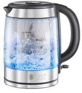 Russell Hobbs Clarity elkedel 1,5 L 2200 W Rustfrit stål, Transparent
