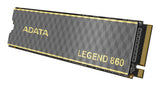 ADATA LEGEND 860 SLEG-860-2000GCS intern solid state drev 2 TB M.2 PCI Express 4.0 NVMe 3D NAND