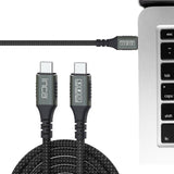 Inca ITCT-40 USB-kabel USB4 Gen 2x2 0,8 m USB C 40 Gbit/sek. 240 W Sort