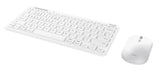 Trust Lyra tastatur Mus inkluderet Kontor RF trådløs + Bluetooth QWERTZ Tysk Hvid