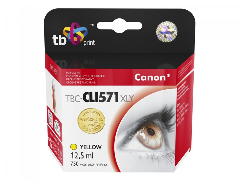 TB Print TBC-CLI571XLY blækpatron 1 stk Gul