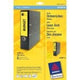 Avery Border Binder Labels, Yellow 192 x 61mm (20)