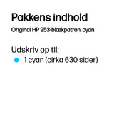 HP Original 953-blækpatron, cyan