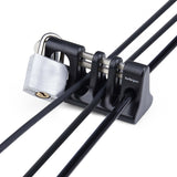 StarTech.com CABLE-ORGANIZER-LOCK kabelorganisator Skrivebord Kabelholder Sort