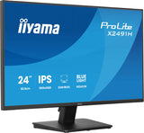 iiyama ProLite X2491H-B1 computerskærm 60,5 cm (23.8") 1920 x 1080 pixel Fuld HD LCD Sort