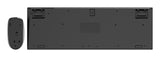 Gembird KBS-WPS-02 tastatur Mus inkluderet Hjemme/kontor RF trådløs + Bluetooth QWERTY US International Sort