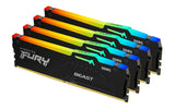 Kingston Technology FURY Beast 128 GB 5200 MT/s DDR5 CL40 DIMM (sæt med 4) RGB XMP
