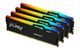 Kingston Technology FURY Beast 64 GB 5600 MT/s DDR5 CL40 DIMM (sæt med 4) RGB XMP