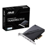 ASUS ThunderboltEX 4 interface-kort/adapter Intern Mini DisplayPort, PCIe, Thunderbolt, USB 2.0, USB 3.2 Gen 2 (3.1 Gen 2)