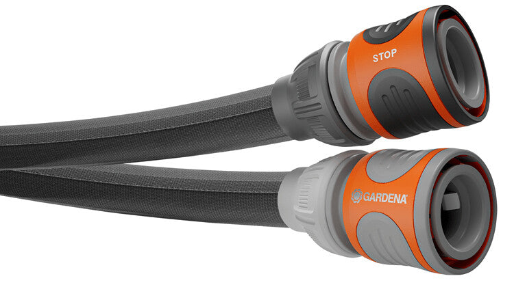 Gardena Liano haveslange 25 m Over jorden Polyvinylchlorid (PVC), Tekstil Sort, Grå