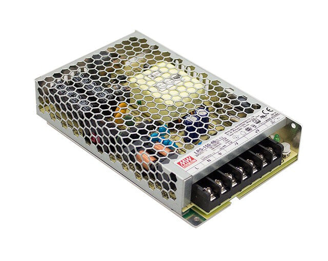 MEAN WELL LRS-150F-12 enhed til strømforsyning 150 W Rustfrit stål