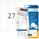 HERMA 4430 adresse- og postetiket Hvid