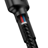 Baseus CATKLF-H91 USB-kabel 2 m USB C 60 W Sort, Rød