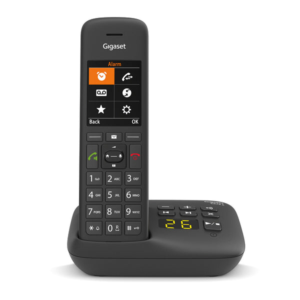 Gigaset C575A Analog/DECT-telefon Nummervisning Sort