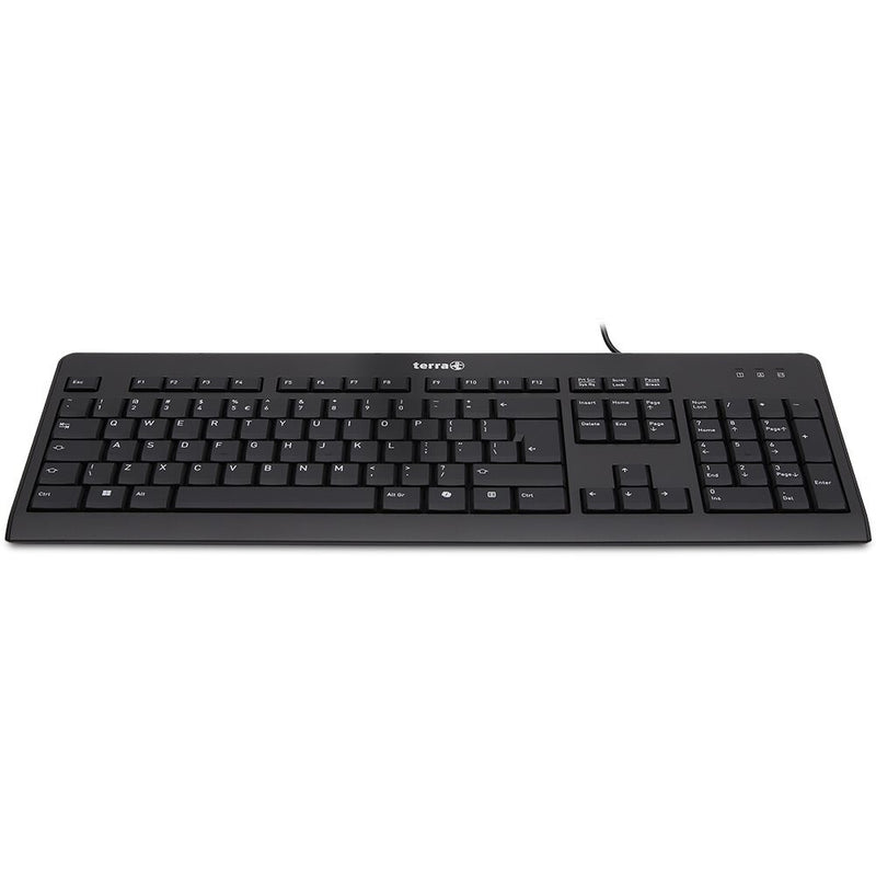 TERRA Keyboard 1500 Corded [US/EU] tastatur Universel USB QWERTY US engelsk Sort