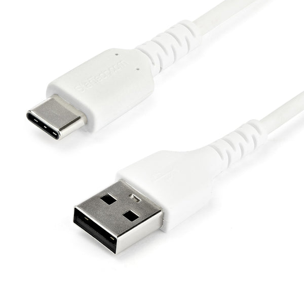 StarTech.com RUSB2AC2MW USB-kabel USB 2.0 2 m USB A USB C 0,48 Gbit/sek. 60 W Hvid