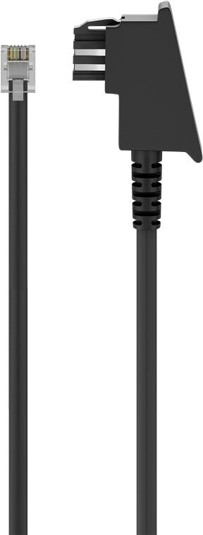 Goobay 68537 telefonkabel 10 m Sort
