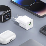 Conceptronic ALTHEA15W oplader til mobil enhed Universel Hvid Vekselstrøm Hurtig opladning Indendørs