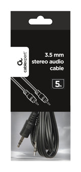 Gembird CCA-404-5M lydkabel 3.5mm Sort
