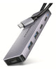Axagon HMC-5H60 dockingstation Ledningsført USB 3.2 Gen 1 (3.1 Gen 1) Type-C Grå
