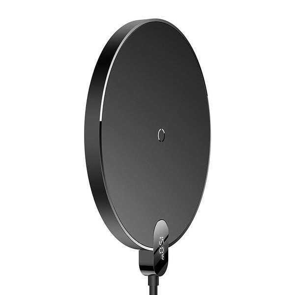 Baseus CCED000001 oplader til mobil enhed Hovedtelefoner, Smartphone Sort USB Trådløs opladning Indendørs