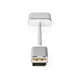 Nedis CCTB37250AL02 videokabel adapter 0,2 m DisplayPort DVI-D Sølv