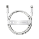 PanzerGlass empower™ by ® Racing 60W USB-C to Lightning Kabel | USB 2.0 | 1.2M | Silver White