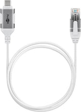 Goobay 74389 kabel kønsskifter USB 3.1 type A RJ45 Hvid
