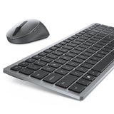 DELL KM7120W tastatur Mus inkluderet Kontor RF trådløs + Bluetooth QWERTY Nordisk Grå, Titanium