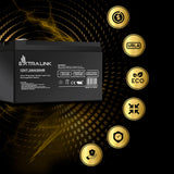 Extralink AGM 12V 7.2Ah - Batterie - 7.200 mAh Blybatterier (VRLA) 7,2 At
