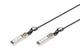 Digitus DN-81220 InfiniBand og fiberoptisk kabel 0,5 m SFP+ Sort