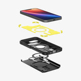 Spigen Tough Armor AI (MagFit) mobiltelefon etui 15,5 cm (6.1") Cover Sort
