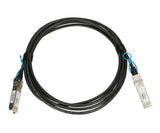 Extralink EX.17375 InfiniBand og fiberoptisk kabel 1 m SFP28 DAC Sort