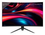 LC-Power LC-M32QC computerskærm 80 cm (31.5") 2560 x 1440 pixel Quad HD LCD Sort, Rød