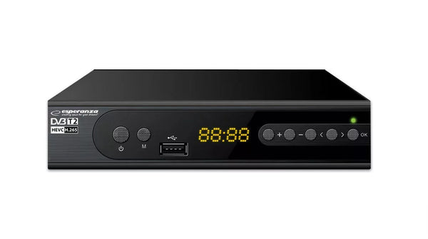Esperanza EV106R TV set-top boks Kabel Sort