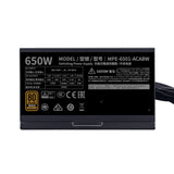 Cooler Master MWE 650 Bronze 230V V2 enhed til strømforsyning 650 W 24-pin ATX ATX Sort