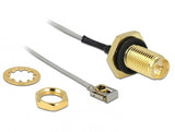 DeLOCK 89930 koaxial kabel Koaksial 0,2 m SMA MHF I LK Sort, Grå