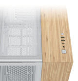 Corsair CC-9011288-WW computeretui Midi Tower Bamboo, Hvid