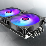RAIJINTEK EOS 12 RBW ADD Bundkort, Processor Ventilator 12 cm Sort, Hvid 2 stk
